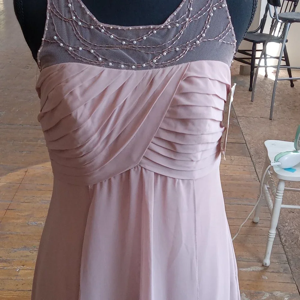 Light Tan bridal/Prom Gown - Picture 8 of 10